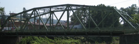 Bridge over Chenango River in Oxford, New York, Burr arch truss design